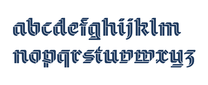 Gronau Trial Inline Lowercase