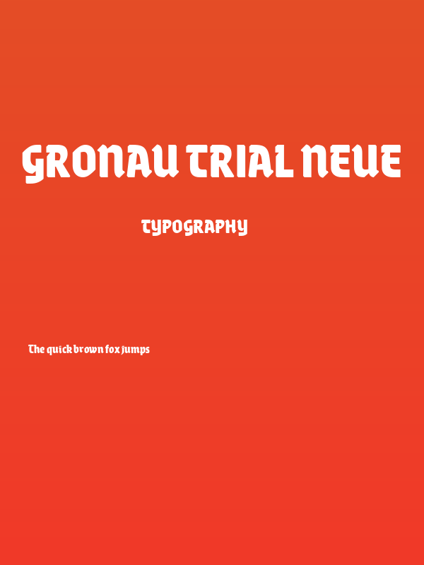 Gronau Trial Neue Poster