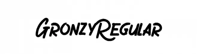 Gronzy Regular  Descarca Fonturi Gratis
