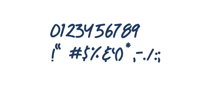 Gronzy Regular Other Characters