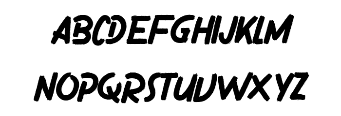 Gronzy Regular Font LOWERCASE