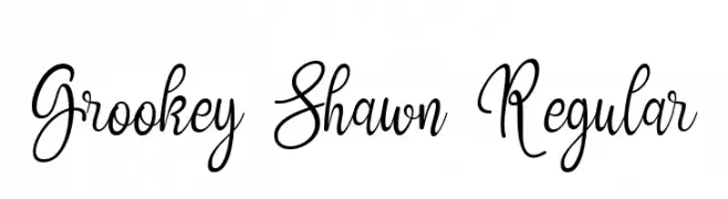 Grookey Shawn Regular  Fuentes Gratis Descargar
