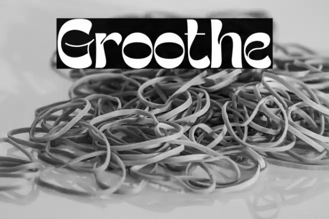 Groothe Caratteri examples