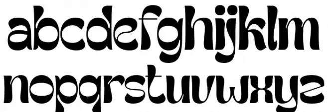 Groothe Font LOWERCASE