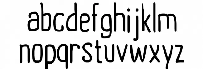 Groov G. SemiBold 字体 小写