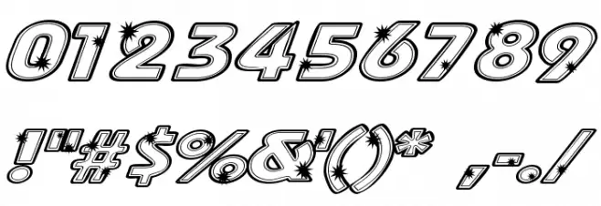 Groovalicious Tweak Font OTHER CHARS