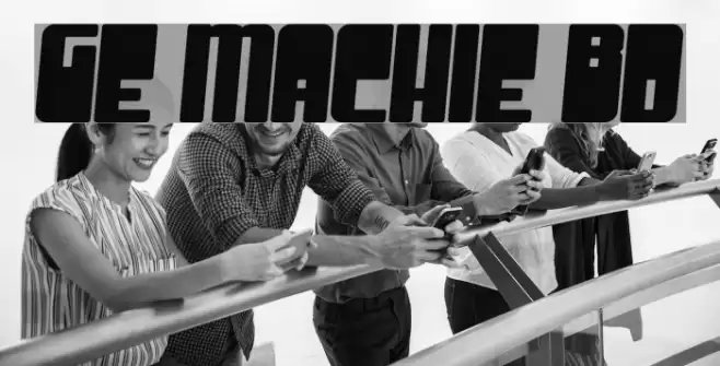 Groove Machine Bold Fonte examples