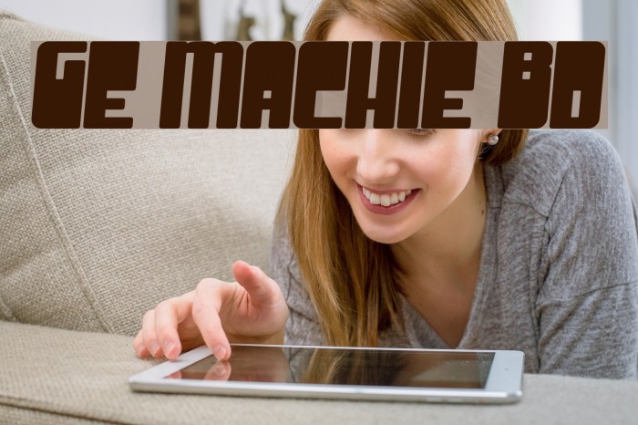 Groove Machine Bold Fonte examples