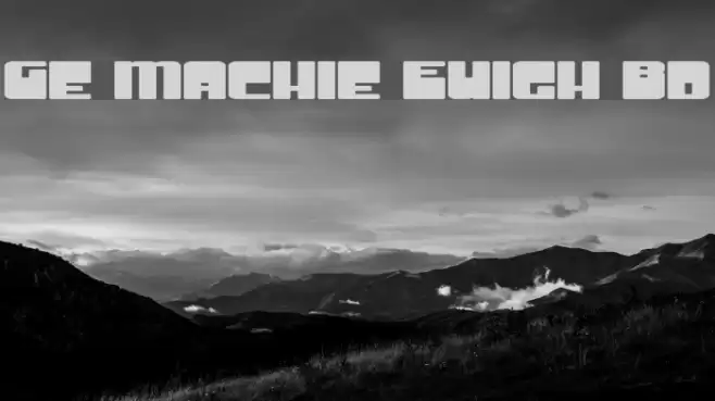 Groove Machine ExpUpright Bold خط examples