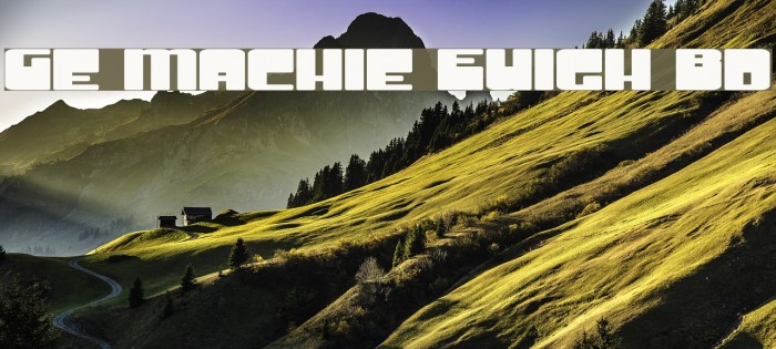 Groove Machine ExpUpright Bold Font examples
