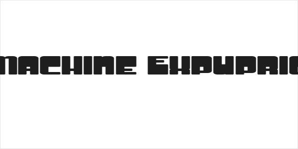 Groove Machine ExpUpright Bold Logo