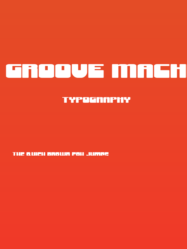 Groove Machine ExpUpright Bold Poster