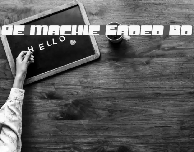 Groove Machine Expanded Bold خط examples