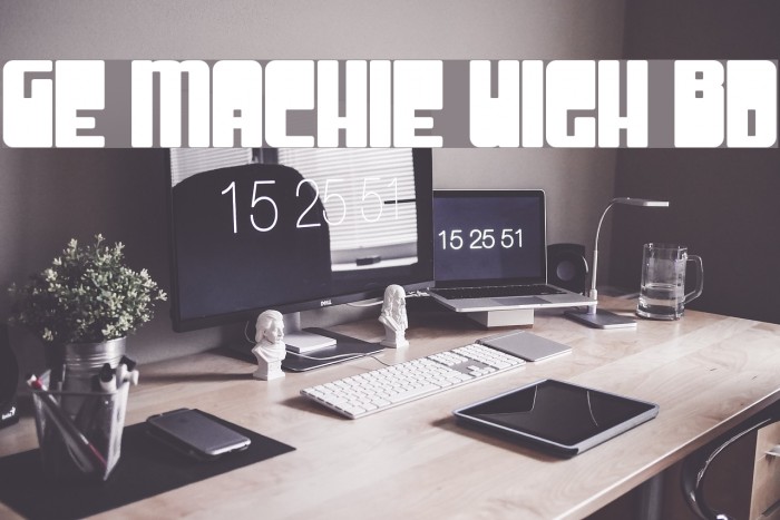 Groove Machine Upright Bold Font examples