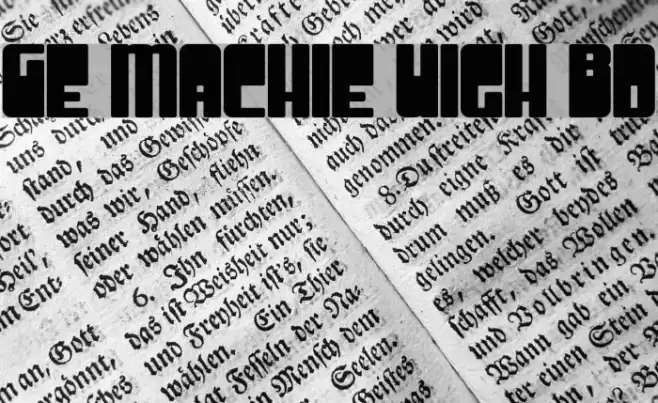 Groove Machine Upright Bold Fuentes examples