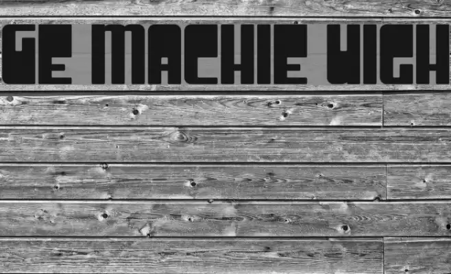 Groove Machine Upright フォント examples