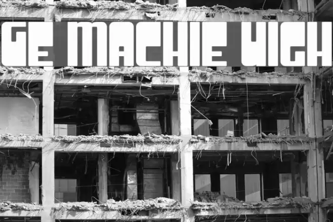 Groove Machine Upright フォント examples