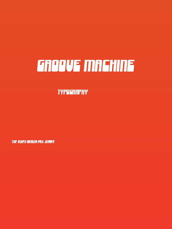 Groove Machine Poster