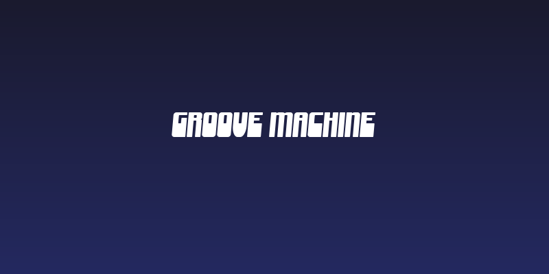 Groove Machine Social Header