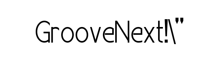 GrooveNext!"  Fuentes Gratis Descargar