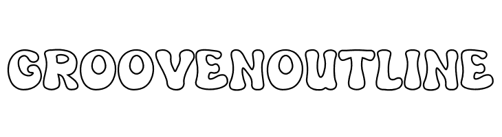 Grooven Outline Font