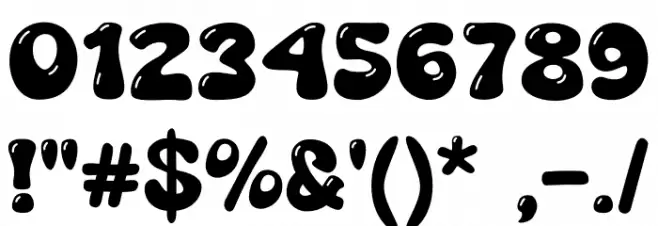 Grooven Shine Font Alte caractere