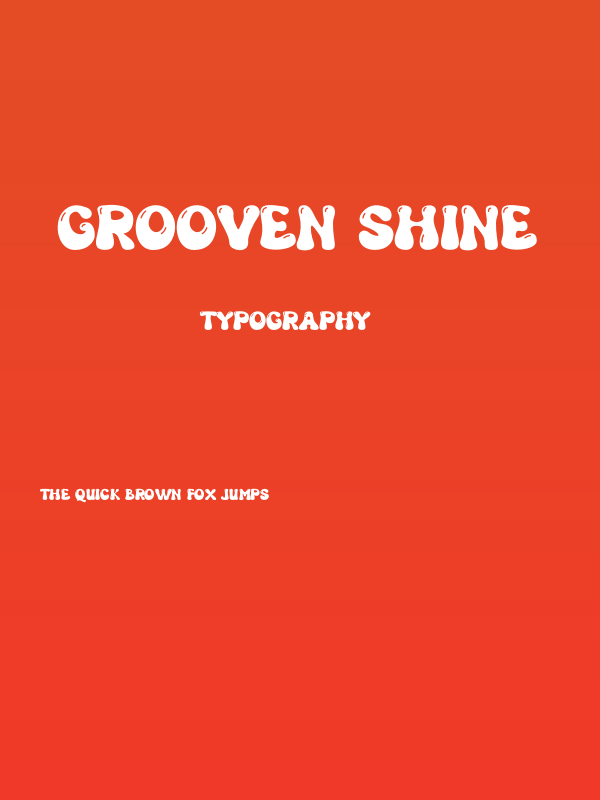 Grooven Shine Poster
