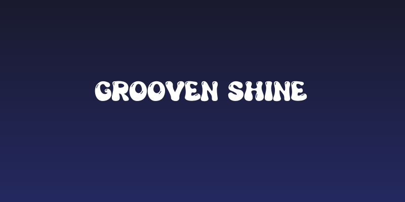 Grooven Shine Social Header