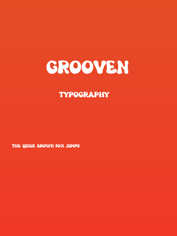 Grooven Poster