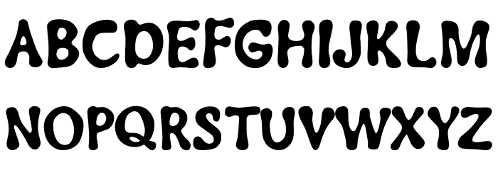 Groovetastic フォント 大文字