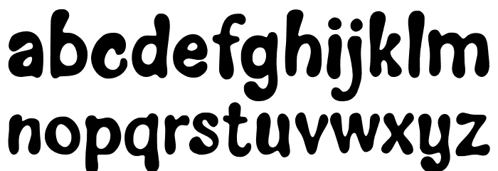Groovetastic フォント 小文字