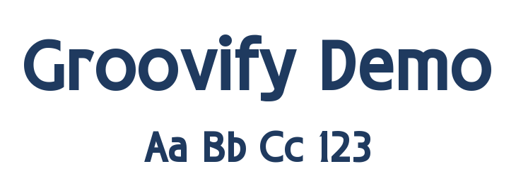 Groovify Demo Font Preview