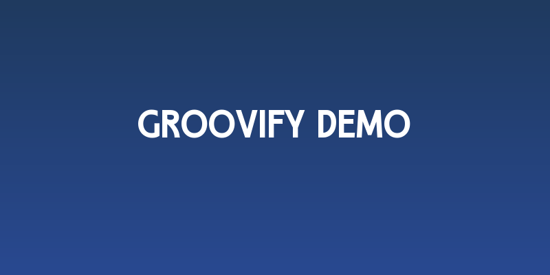 Groovify Demo Social Header