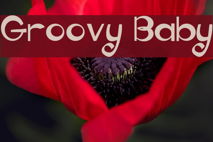 Groovy Baby Font examples