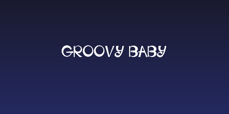 Groovy Baby Social Header