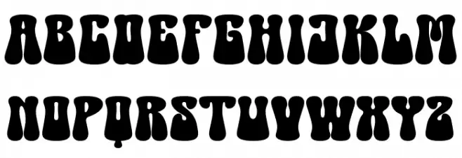 Groovy Beach Regular Font Litere mari