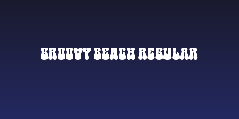 Groovy Beach Regular Social Header