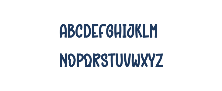 Groovy Christmas Lowercase