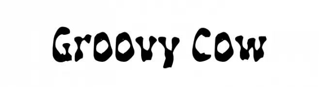 Groovy Cow  नि: शुल्क फ़ॉन्ट्स डाउनलोड
