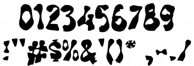 Groovy Cow Font OTHER CHARS