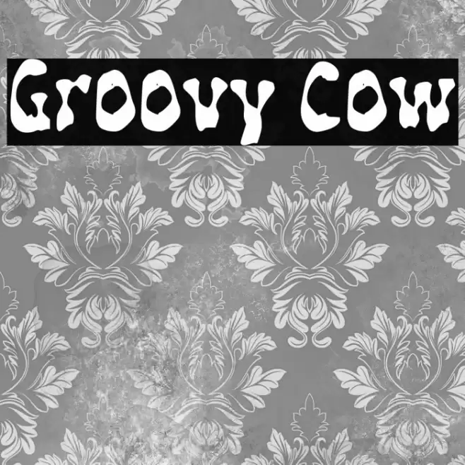 Groovy Cow Font examples