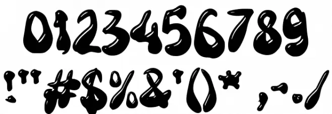 Groovy Cute Font OTHER CHARS