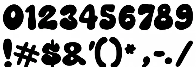 Groovy Day フォント その他の文字