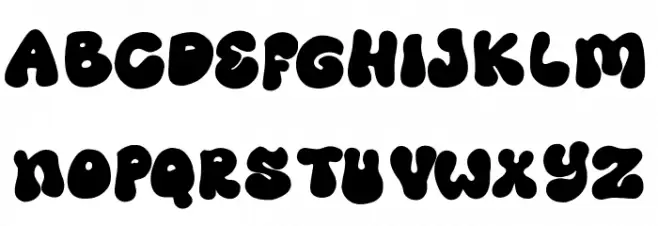 Groovy Day Schriftart Groß
