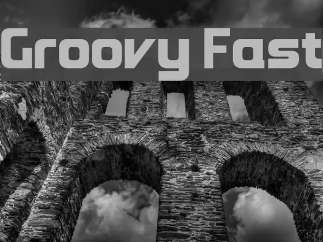 Groovy Fast フォント examples
