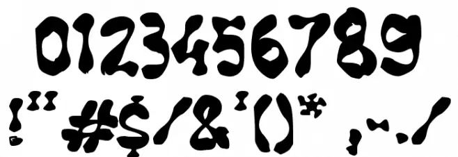 Groovy Jelly Font OTHER CHARS