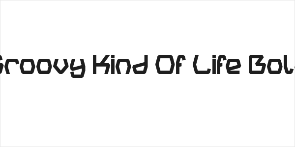 Groovy Kind Of Life Bold Logo