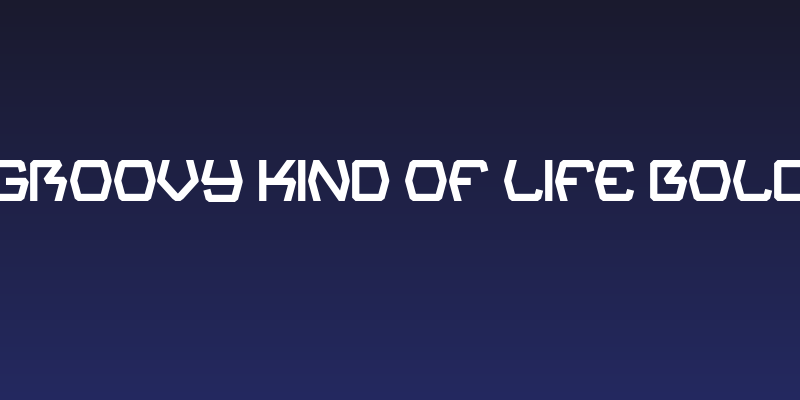 Groovy Kind Of Life Bold Social Header