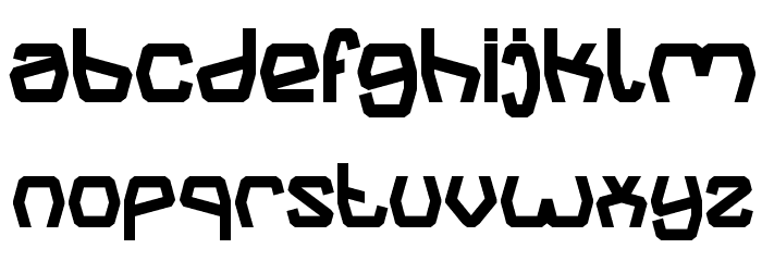 Groovy Kind Of Life Bold Font LOWERCASE