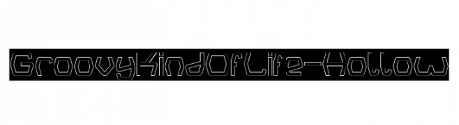 Groovy Kind Of Life-Hollow  Скачать бесплатные шрифты
